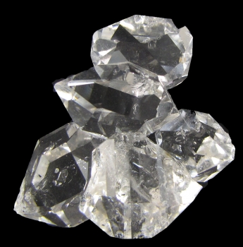 Quartz Var. Herkimer Diamond Cluster from Ace of Diamonds Mine, Herkimer County,  New York [db_pics/pics/quartz20c.jpg]