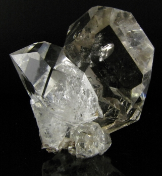 Quartz Var. Herkimer Diamond Cluster from Ace of Diamonds Mine, Herkimer County,  New York [db_pics/pics/quartz51d.jpg]