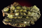 Adamite on Limonite from Ojuela Mine, Mapimi, Durango, Mexico [ADAMITE6]