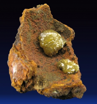 Adamite on Limonite from Ojuela Mine, Mapimi, Durango, Mexico [db_pics/pics/adamite5a.jpg]