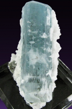 Beryl Var. Aquamarine with Clevelandite from Shigar Valley, Baltistan, Pakistan [db_pics/pics/aqua14b.jpg]