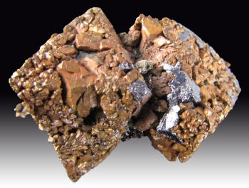 Copper pseudomorphs after Cuprite with Silver from Rubtsovsky Mine, Altai Krai, Siberia, Russia [db_pics/pics/copper5b.jpg]