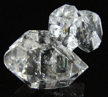 Quartz, var. Herkimer Diamond from Ace of Diamonds Mine, Herkimer County,  New York [db_pics/pics/herkimer6a.jpg]