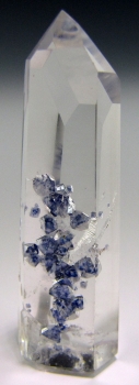 Quartz with Blue Fluorite inclusions (hand polished) from Miandrivazo Province, Madagascar [db_pics/pics/quartz15b.jpg]